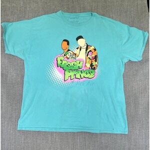 Fresh Prince of Bel-Air Graphic T-Shirt XL Teal Retro TV Show Tee